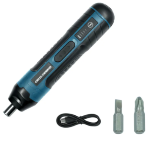 Cordless Electric Screwdriver Set, Lightweight  Rechargeable & Ready for Any Job
