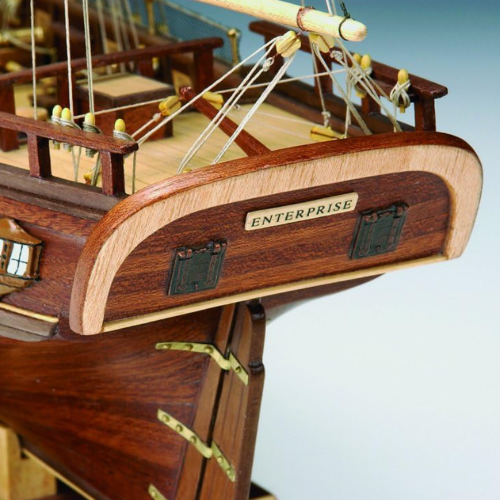 Handmade Wooden Sailboat Ship Kit, Build & Display A Stunning Model