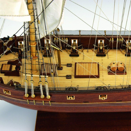 Handmade Wooden Sailboat Ship Kit, Build & Display A Stunning Model