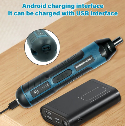 Cordless Electric Screwdriver Set, Lightweight  Rechargeable & Ready for Any Job